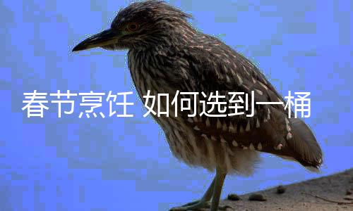 春节烹饪 如何选到一桶好油