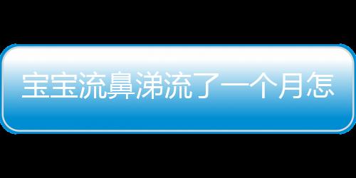 宝宝流鼻涕流了一个月怎么办