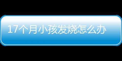 17个月小孩发烧怎么办调节呢？